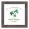 St Patricks Irish Kisses Framed Print 2 16" x 16" Western Gray Framed Print